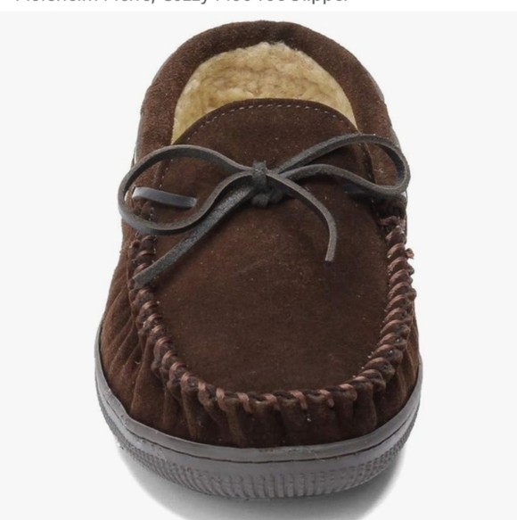 Florsheim Cozzy Tie Moc Slipper Men\'s Chocolate Size 8 New